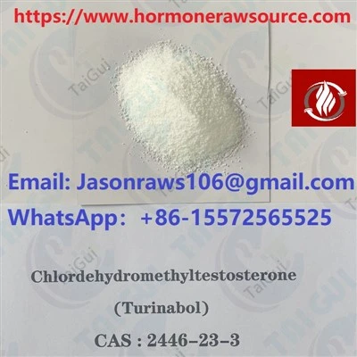 پودر استروئید Turinabol خوراکی برای CAS بدن سازی: 2446-23-3
